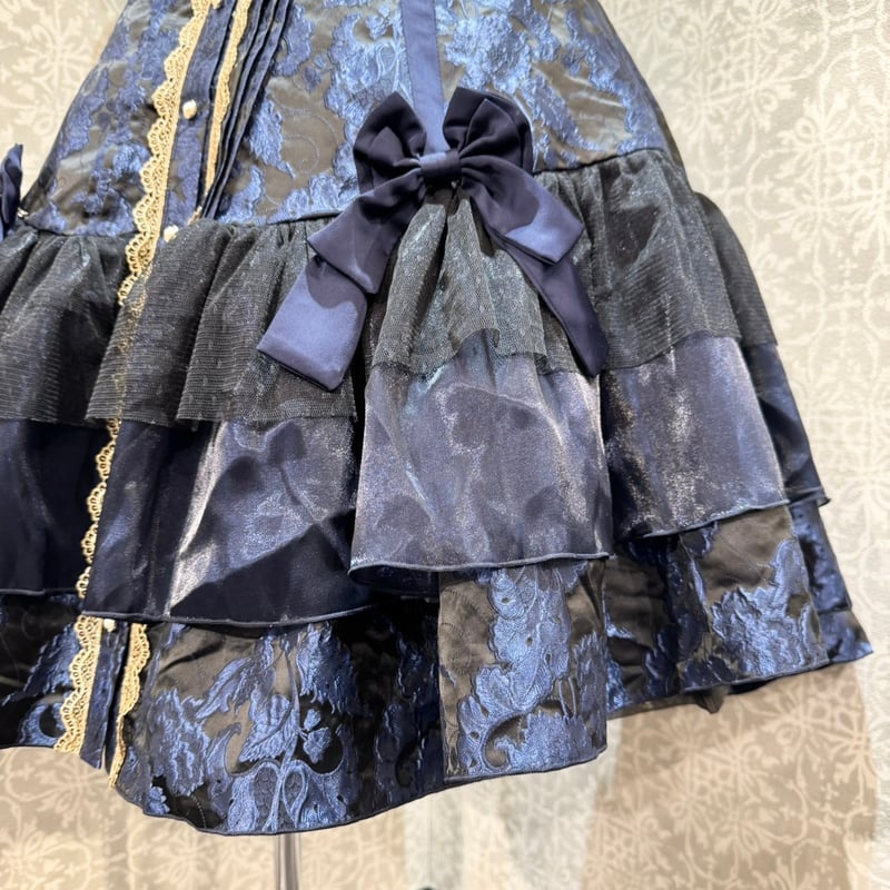 星箱Works】ベル・エピヌ ワンピース(紺金)/P2510188【お取り寄せ