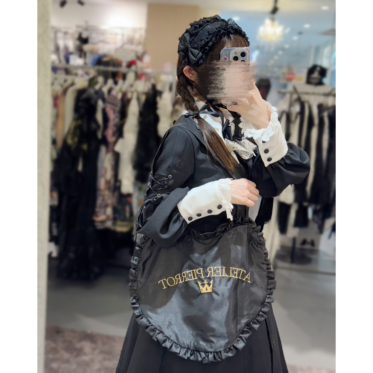 ハートトートバッグ アトリエピエロ BABY,THE STARS SHINE BRIGHT - ATELIER PIERROT アトリエピエロ