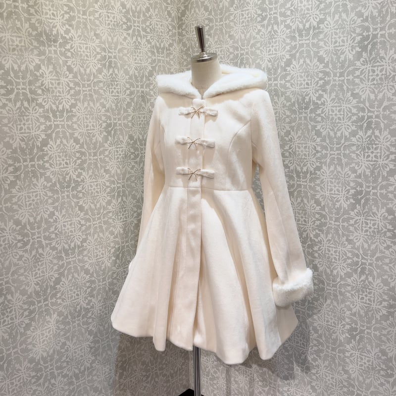 Amavel】リボンビットフーディフレアコート/125201049 | KIST ONLIN