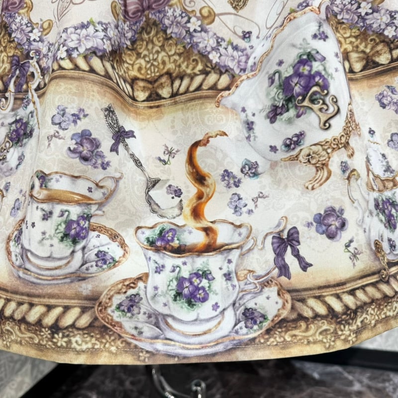 Enchantlic Enchantilly】すみれのお茶会ティアードJSK | KIST Enchantlic Enchantilly】すみれのお茶会ティアードJSK | KIST