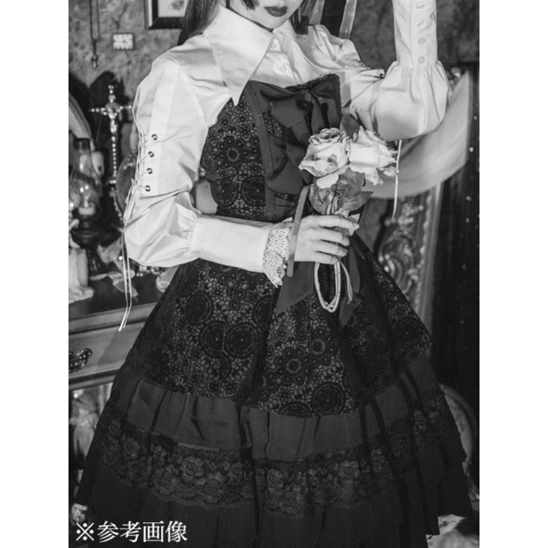 ミホマツダ ブラウス ヴィアー 半袖 Mサイズ MIHO MATSUDA MIHO MATSUDA ブラウス・ヴィアー 半袖 白黒 Mサイズ ミホマツダ