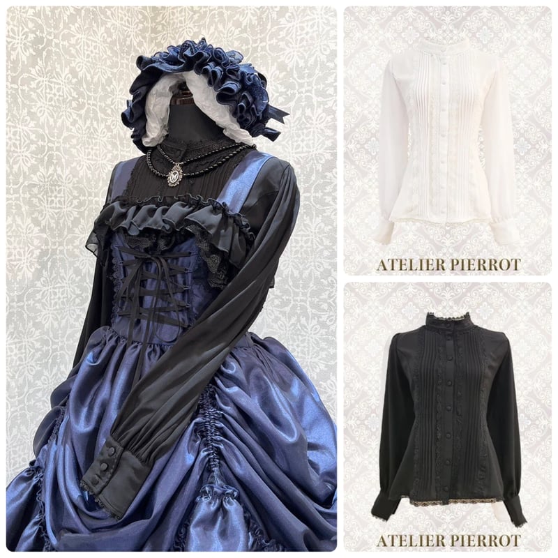 ATELIER-PIERROT】Calmato Blouse （chiffon）/TBL-1
