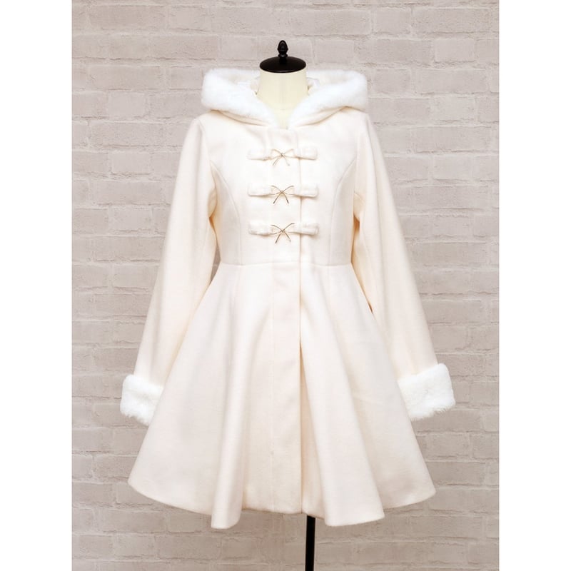 Amavel】リボンビットフーディフレアコート/125201049 | KIST ONLIN