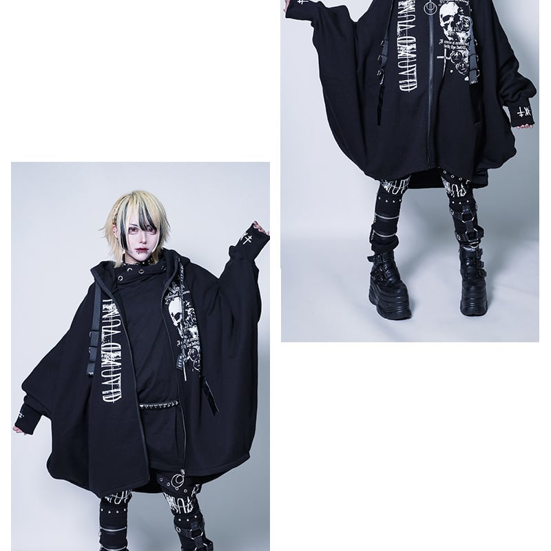 その他 SPACE ROGUE TOWNS SEXPOTReVeNGe】ROGUE CROSS PONCHO ZIP パーカ【SB087