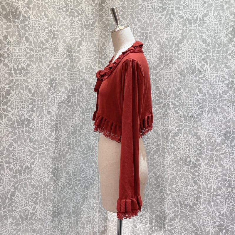 ATELIER-PIERROT/Vallée lys】Rose Waltz Cardigan