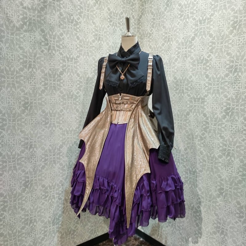 星箱works ナイトイーヴィル ハーネス コルセット 黒 ナイト・イーヴィル ハーネスコルセット | HoshibakoWorks