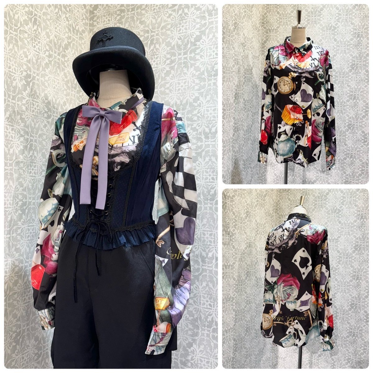 Triple*fortune】アリスブラウス(ブラック) | KIST ONLINE STORE
