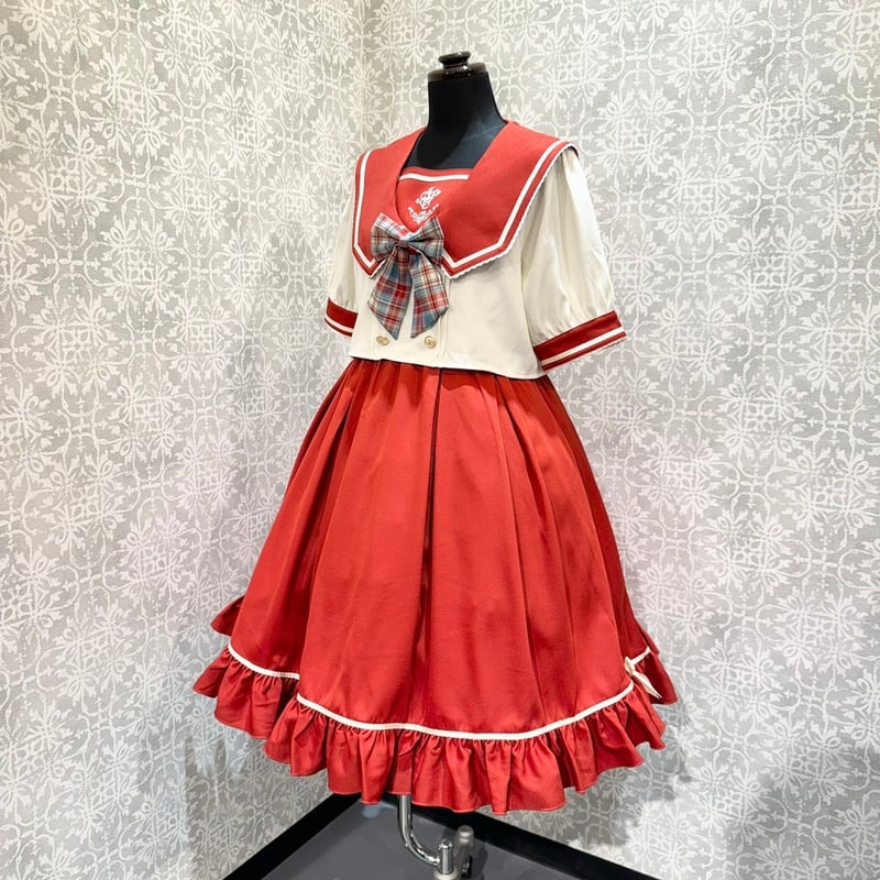 Amavel】Fancy Heart セットアップセーラーワンピース/124170423 |