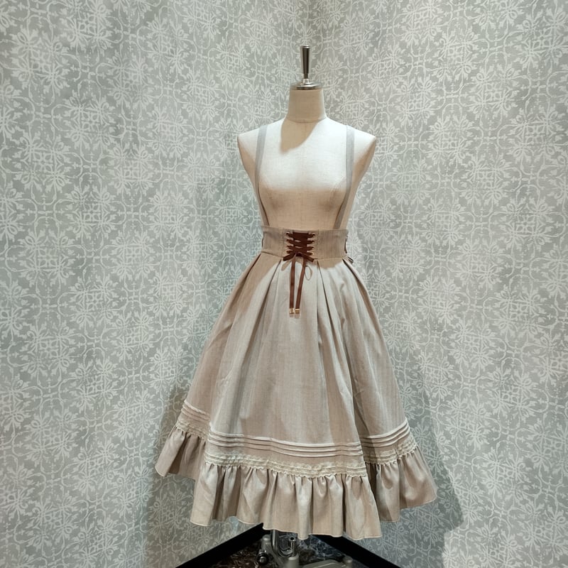 Amavel Classical Doll ミドル丈スカートグリーン Classical Doll ミドル丈スカート （9219574857959）– Amavel
