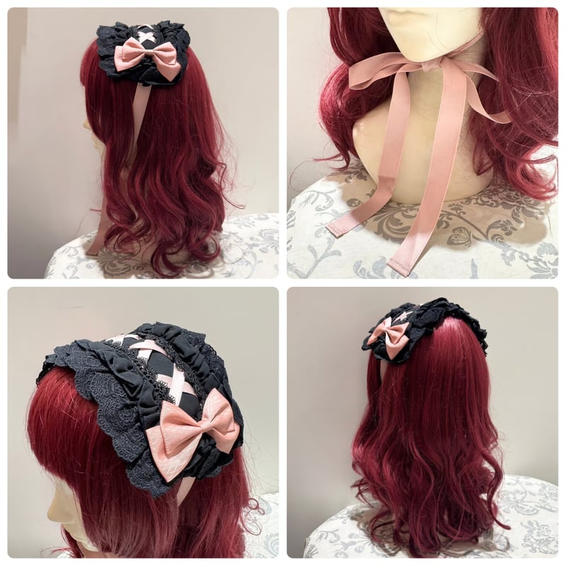 ATELIER-PIERROT】 Lace-up Frill Headdress /THD