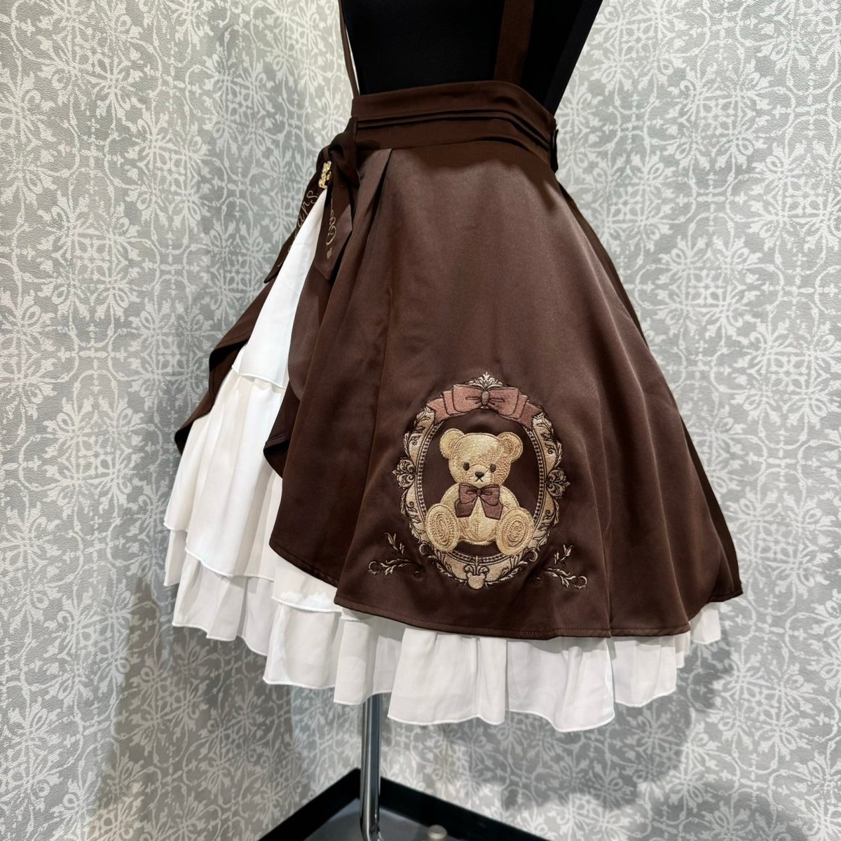 Amavel Bears Closet ティアードラッフルスカート ブラウス