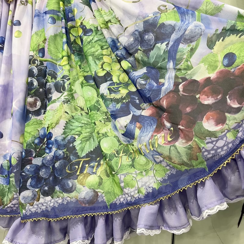 Triple*fortune】ぶどう柄ジャンパースカート | KIST ONLINE STORE 