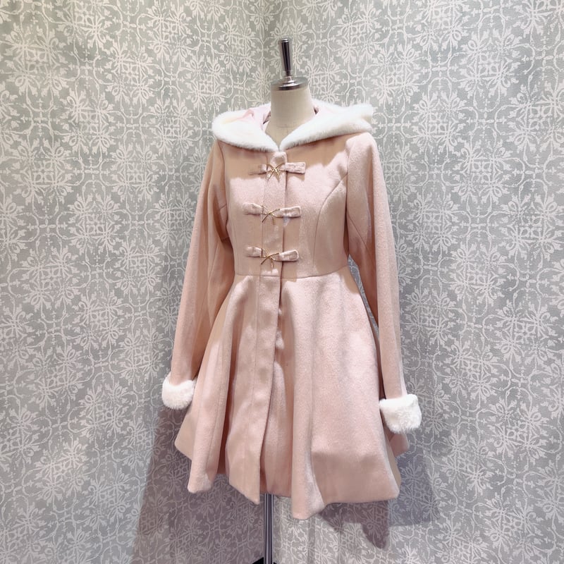 Amavel】リボンビットフーディフレアコート/125201049 | KIST ONLIN