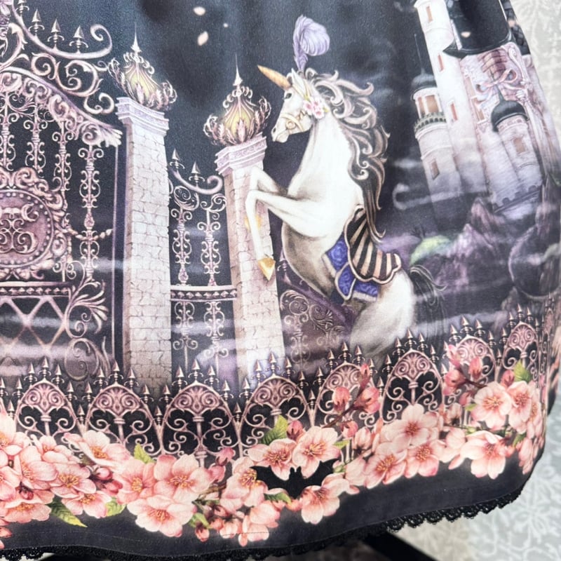 Enchantlic Enchantilly】幻影桜城〜夢幻の一角獣〜 スカート/012-8