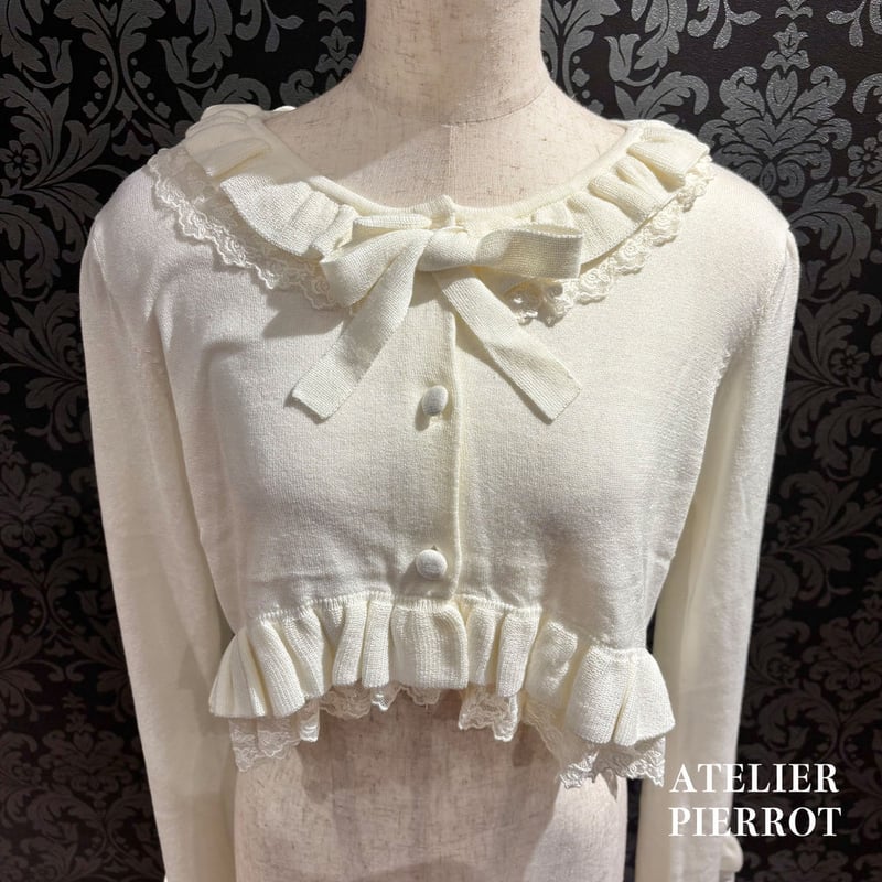 ATELIER-PIERROT/Vallée lys】Rose Waltz Cardigan