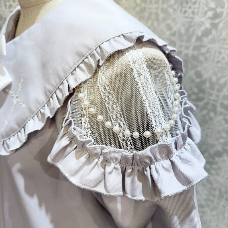 Amavel Rosary Lace Aラインワンピース ラベンダー ◇Rosary Lace Aラインワンピース◇ | Amavel BLOG