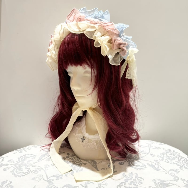 星箱Works】フェリ・ドウ・ロンド レースシフォンヘッドドレス 