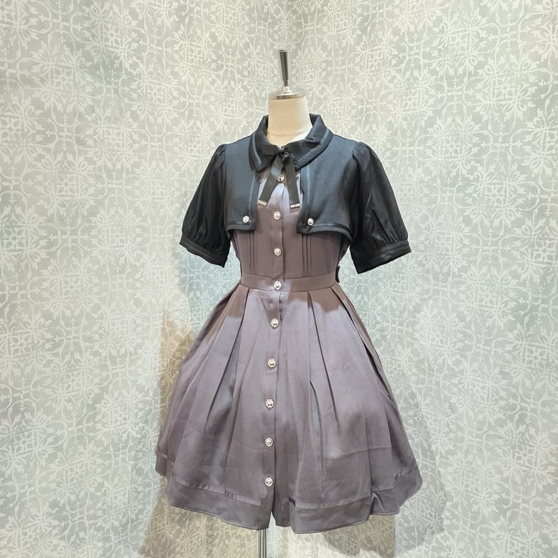 Brave Heart レイヤードワンピース ネイビー Brave Heart レイヤードワンピース ネイビー