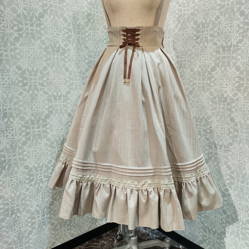 にゃこ丸 Amavel Classical Doll ミドル丈スカート Classical Doll ミドル丈スカート （9219574857959）– Amavel