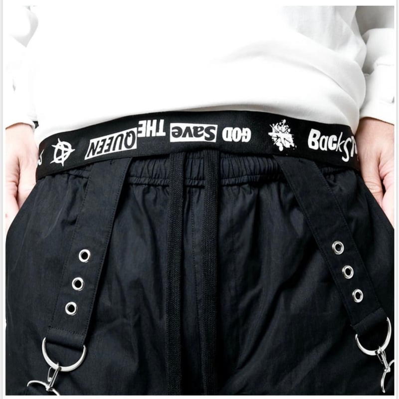 BACKSTAGE PASS SUSPENDER WIDE ブラック BACKSTAGE PASS】SUSPENDER WIDE(サスペンダー ワイド) / サス