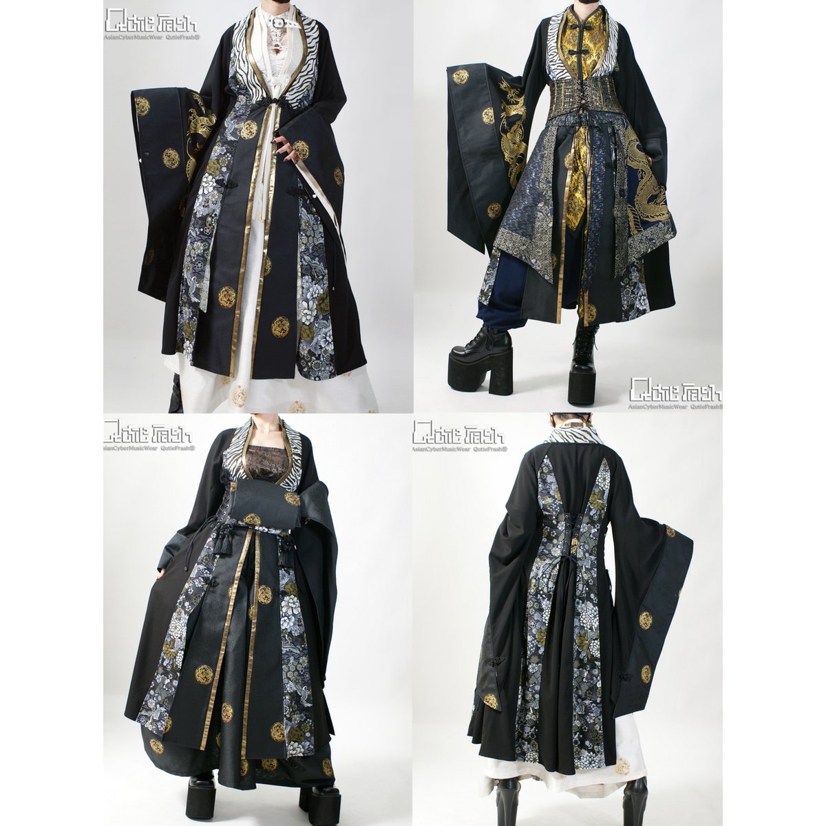 【今週末限定】Qutie Frash 着物 ロング カーデ Qutiefrash》着物ロングカーデ 9840 | TyCHEMaria & chouch