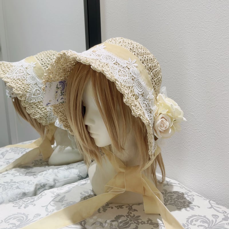 Triple fortune ベッドドレス Triple*fortune】編みボンネット(ベージュ) | KIST ONLINE STORE