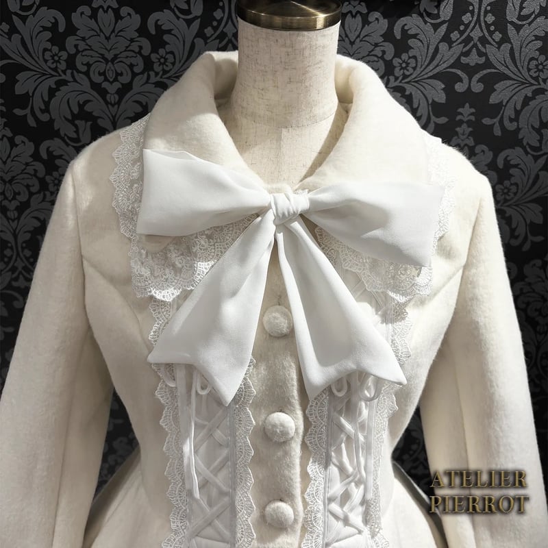 ATELIER-PIERROT】Lunar Lattice Coat- Cuffsn/ TC