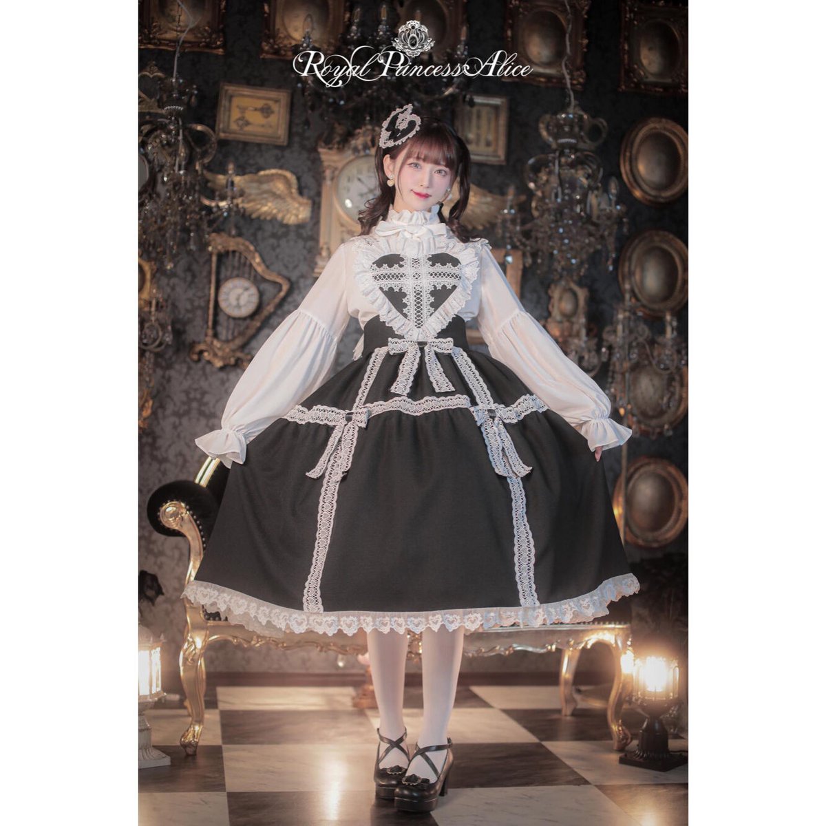 RoyalPrincessAlice】Nostalgia・kuuaコラボ ジャンパースカート RoyalPrincessAlice】Nostalgia・kuuaコラボ ジャンパースカート