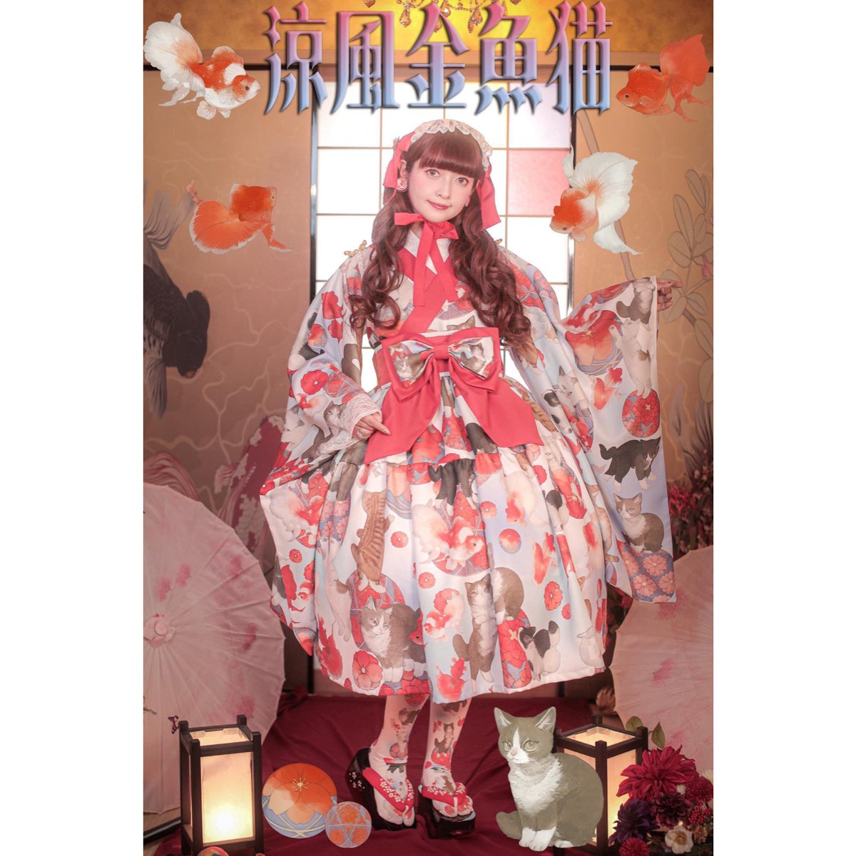 ☆アンブレラとsummerネコちゃんイヤリング☆ Royal Princess Alice 