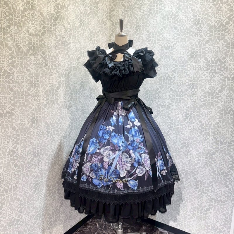 【完全処分☆】トリプルフォーチュン ローズリボン ボンネット 黒‪✕‬黒薔薇 b59141_3.jpg