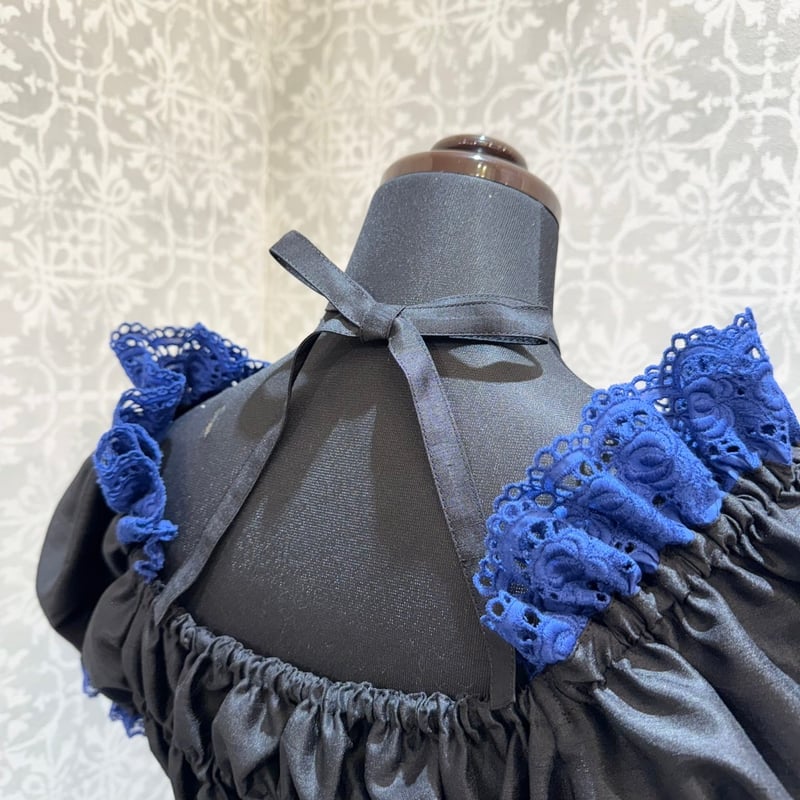 Enchantlic Enchantilly】エンタシスローズ ワンピース(青薔薇)/012