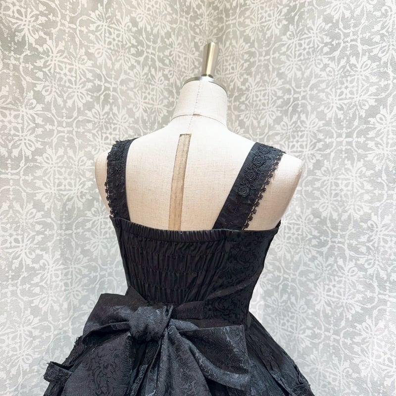 h.NAOTO】Rose Bird Cage Dress/CNF34-0067 BK/M |