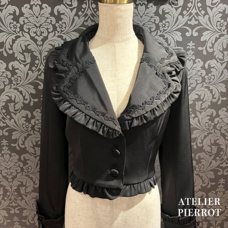 【ATELIER-PIERROT/Vallée lys】Frilled Tailored Jacket/TJK-13
