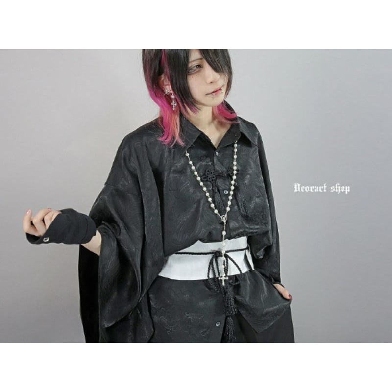 Deorart】【GOTH CHINA 】リバーシブル 2WAY・帯ベルト [中華柄]（D