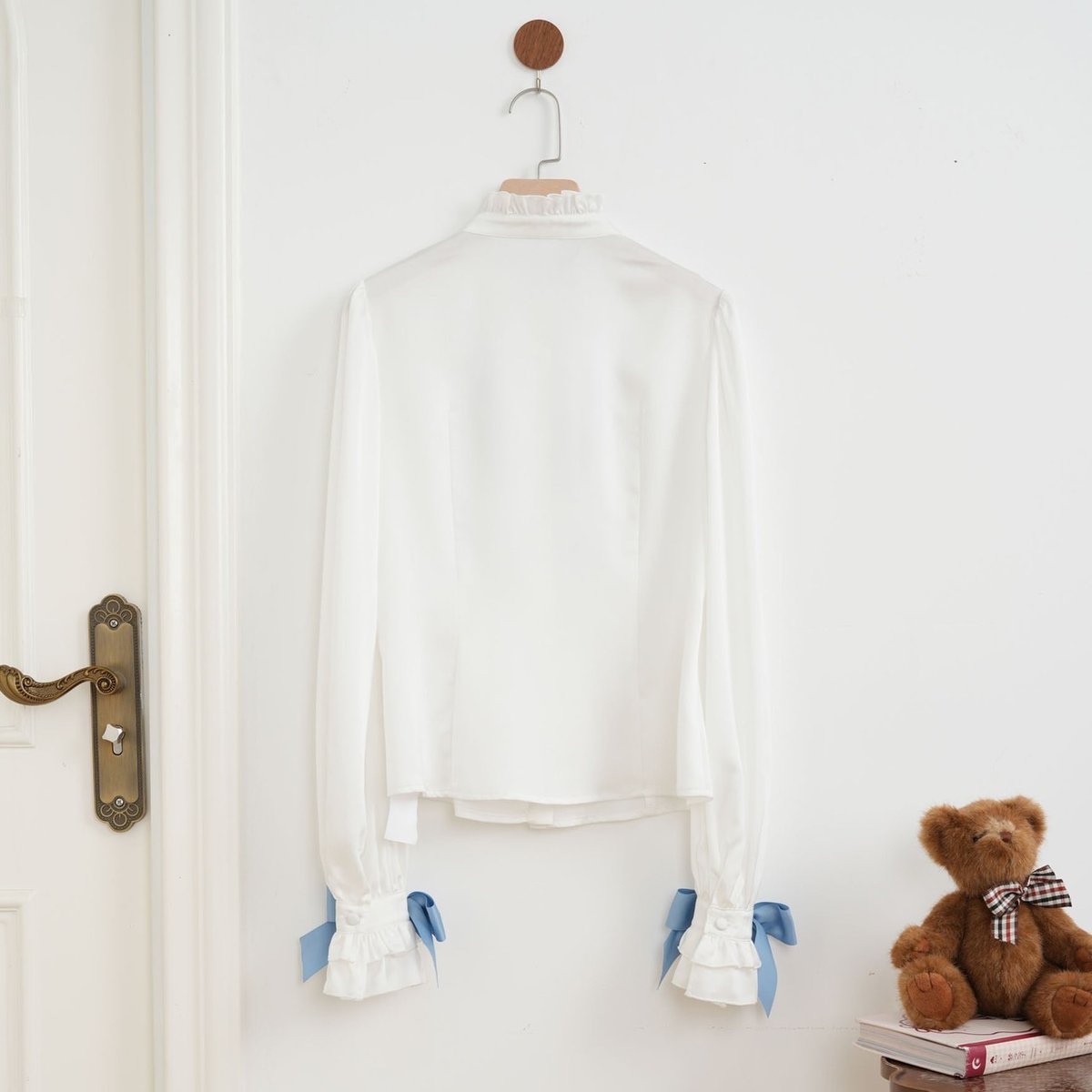 星箱Works】 チューリップさん スタンドカラーブラウス/P25103233【お