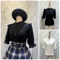 Triple*fortune】レース刺繍ブラウス(半袖ver)/ホワイト | KIST ON