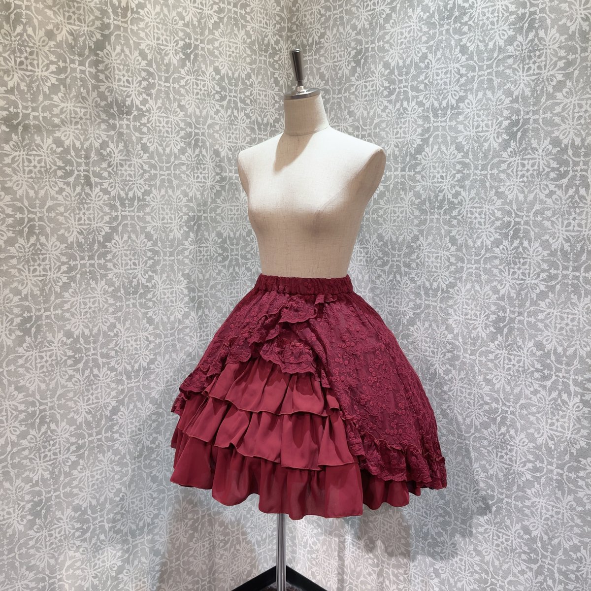 ATELIER-PIERROT】Victorian Ruffle Lace Skirt/GS