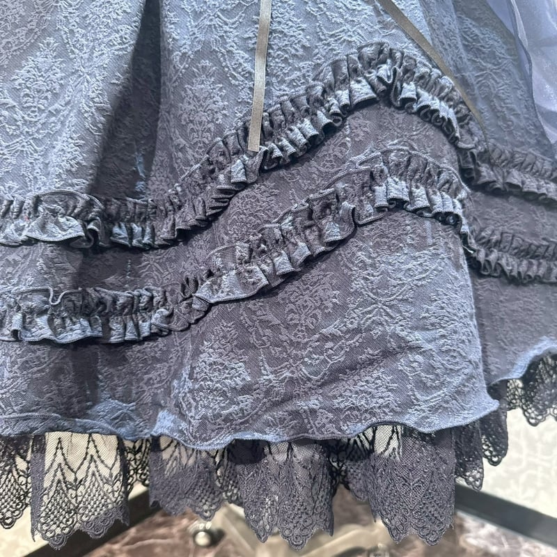 ♡PEARLY GATES♡赤スカート★00サイズ★美品★星刺繍・国旗ワッペン BABY, THE STARS SHINE BRIGHT / Jumper Skirt