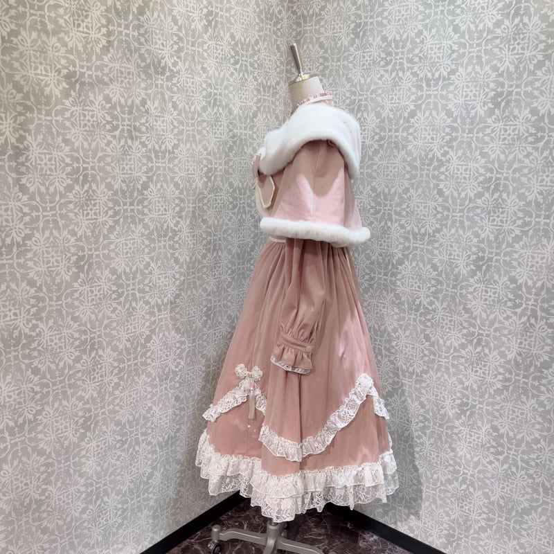 星箱Works】 桃源華 ファーケープ付きワンピース/A24A23359 | KIST ON