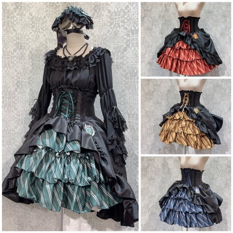 Vallée lys ミニコルセットスカート ブラック 黒 CATEGORY 🩷ATELIER-PIERROT/Vallee lys | KIST ONL