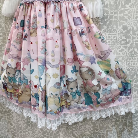 【RoyalPrincessAlice】レトロトイ バースデー ねこ助コラボ ワンピース【即納品】