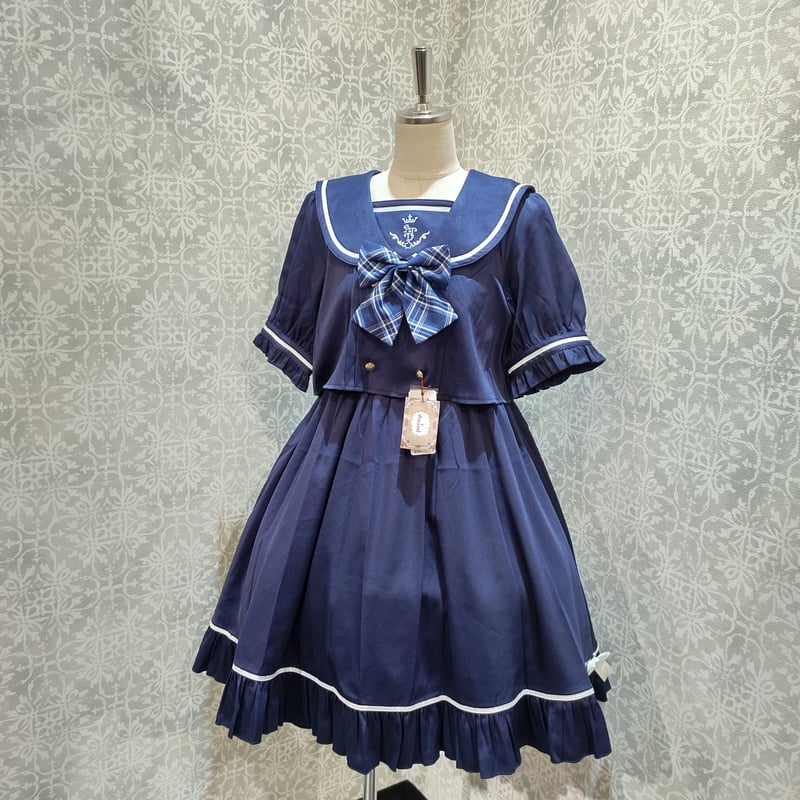 Amavel Twinkle Plaid セットアップ風セーラーワンピース Amavel】Twinkle Plaid セットアップ風ワンピース/125170593 |