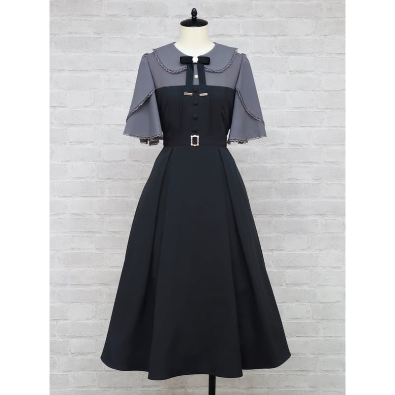 Amavel Classical Lady ワンピース ブラック Amavel】Classical Lady ワンピース/126170381 | KIST O