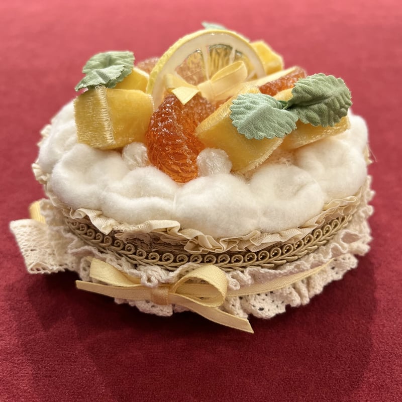 【公式完売品】星箱works クリームタルト カクテルハット クリップ式 クリームタルト カクテルハット | HoshibakoWorks