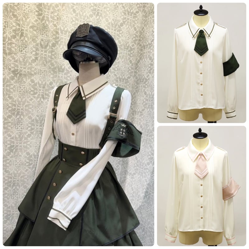 Amavel】Éternel croix 腕章ブラウス/125310202 | KIST O