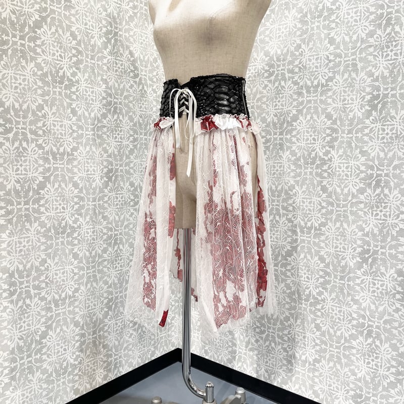 h.NAOTO】 Blood Rose Dragon leather Lace corse h.NAOTO】 Blood Rose Dragon leather Lace corse