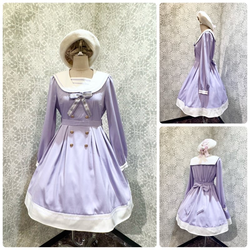 Amavel】Message Ribbon セーラーワンピース/125171139 | KI