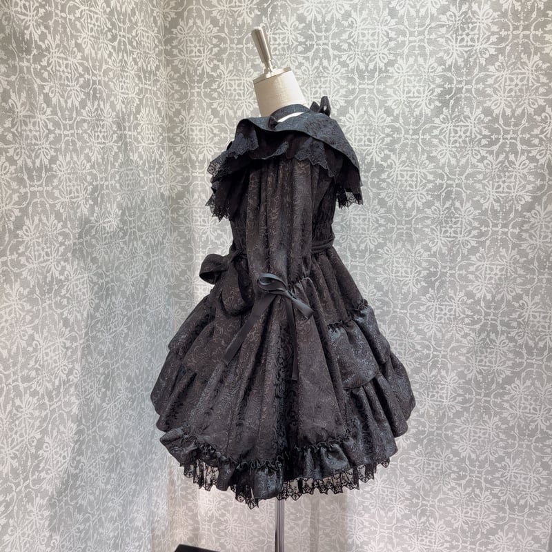 アトリエピエロ ヴァレリスCoquelicot Dressガーゼ グレーゴスロリ