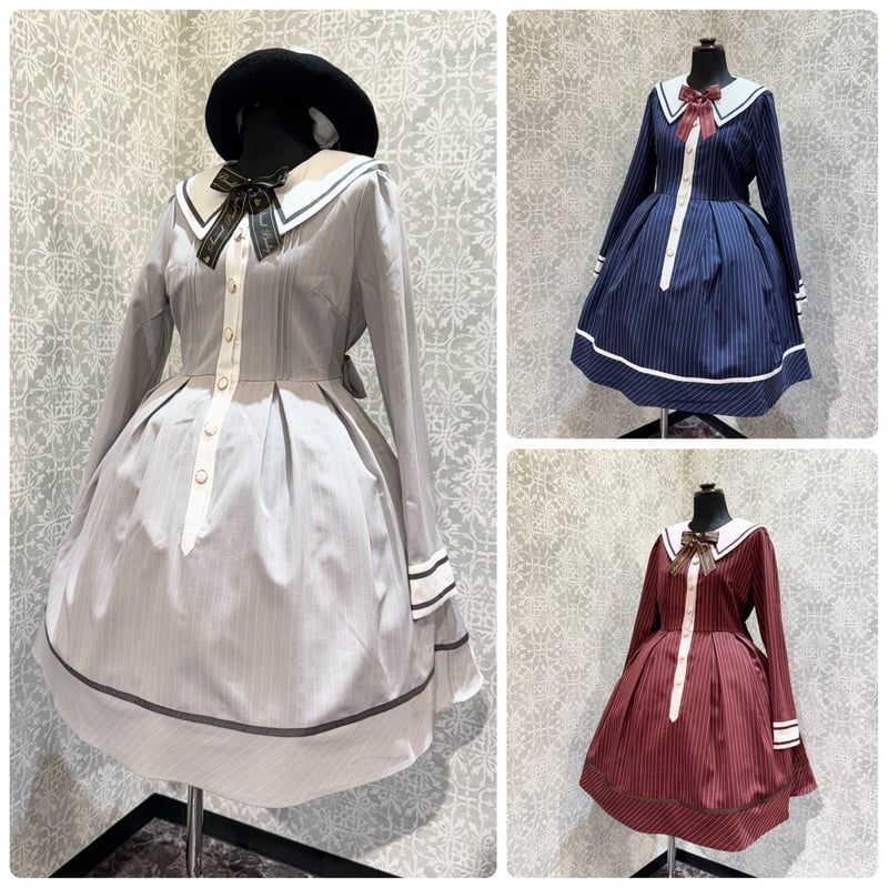 Amavel】ストライプセーラーワンピース/124171161 | KIST ONLINE 