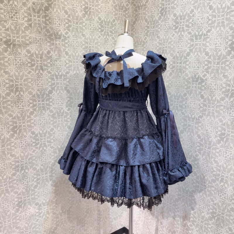 アトリエピエロ ヴァレリス Coquelicot Dress 紫 アトリエピエロ ヴァレリス Coquelicot Dress 紫